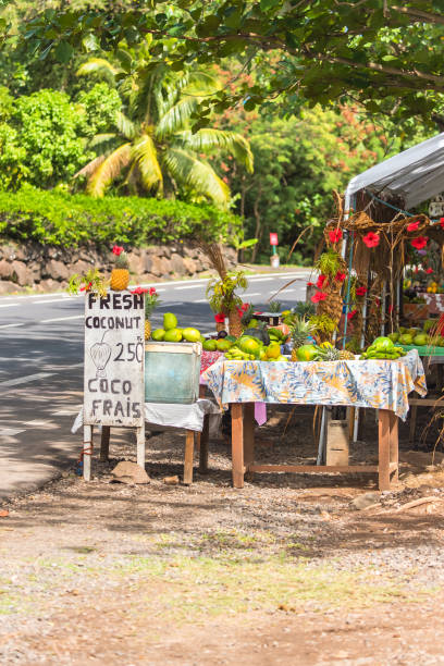 istock Exotic fruits sold on the road 880534910