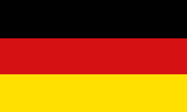 национальный символ флага германии - german flag stock illustrations