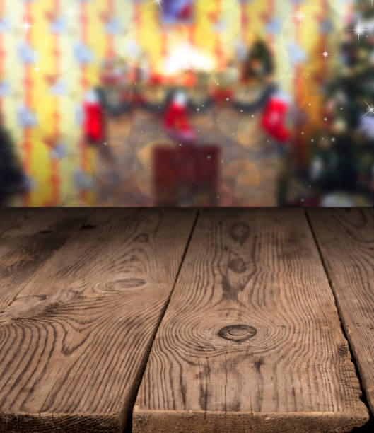 istock Creative Christmas layout from old wooden 880565644