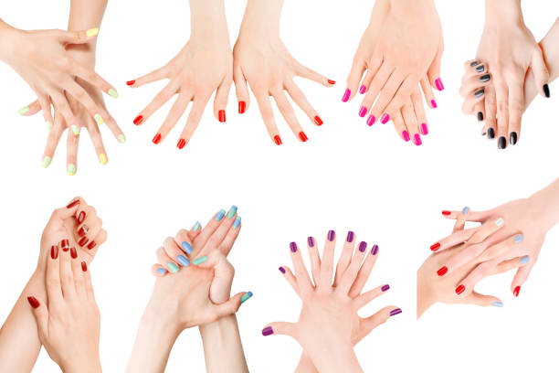istock Different nail polish collection isolated with clipping path 880608074