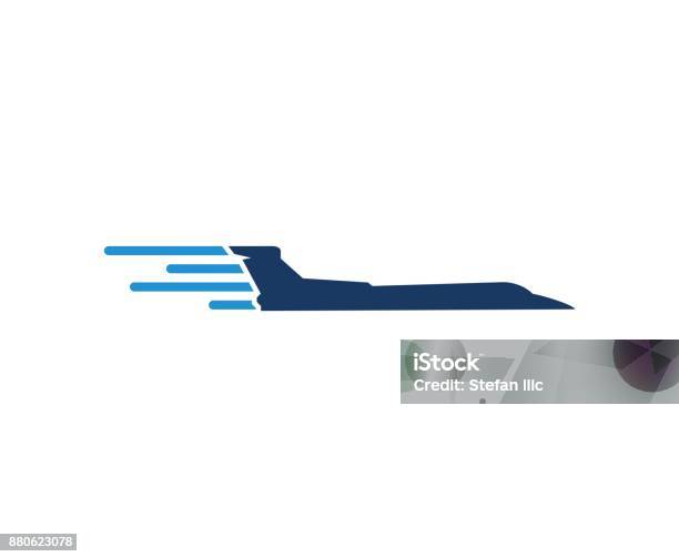 Vetores de Ícone De Avião e mais imagens de Logotipo - Logotipo, Avião comercial, Voar