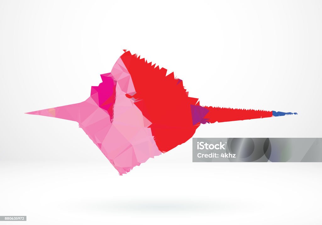 Float Shape Design Abstract Floating Shape Polygon Graphic Design Element Stock ...