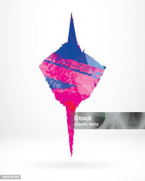 Float Shape Design Abstract Floating Shape Polygon Graphic Design Element Stock ...