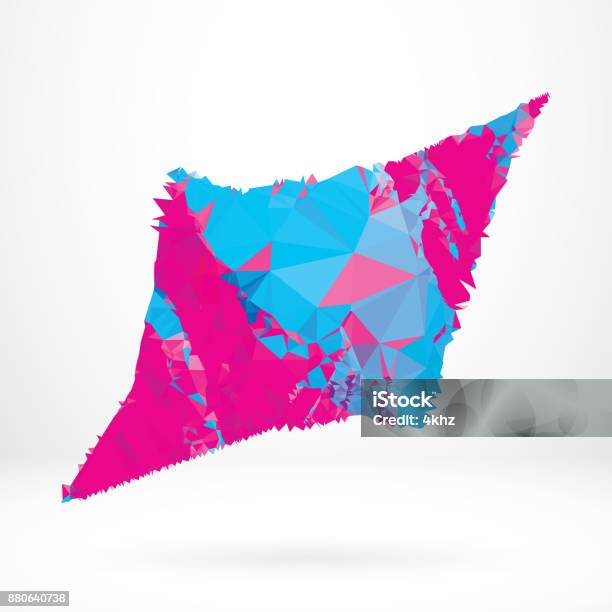 Float Shape Design Abstract Floating Shape Polygon Graphic Design Element Stock ...