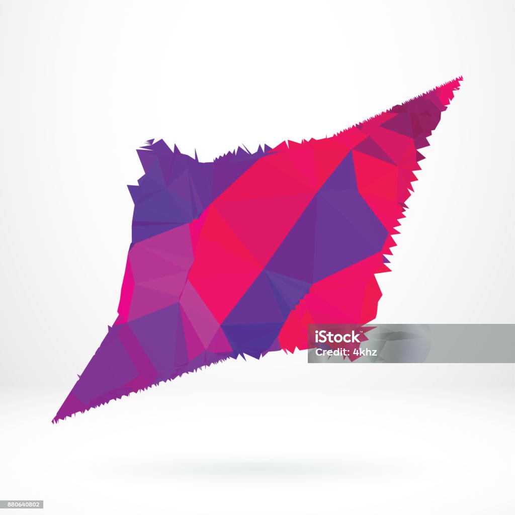 Float Shape Design Abstract Floating Shape Polygon Graphic Design Element Stock ...