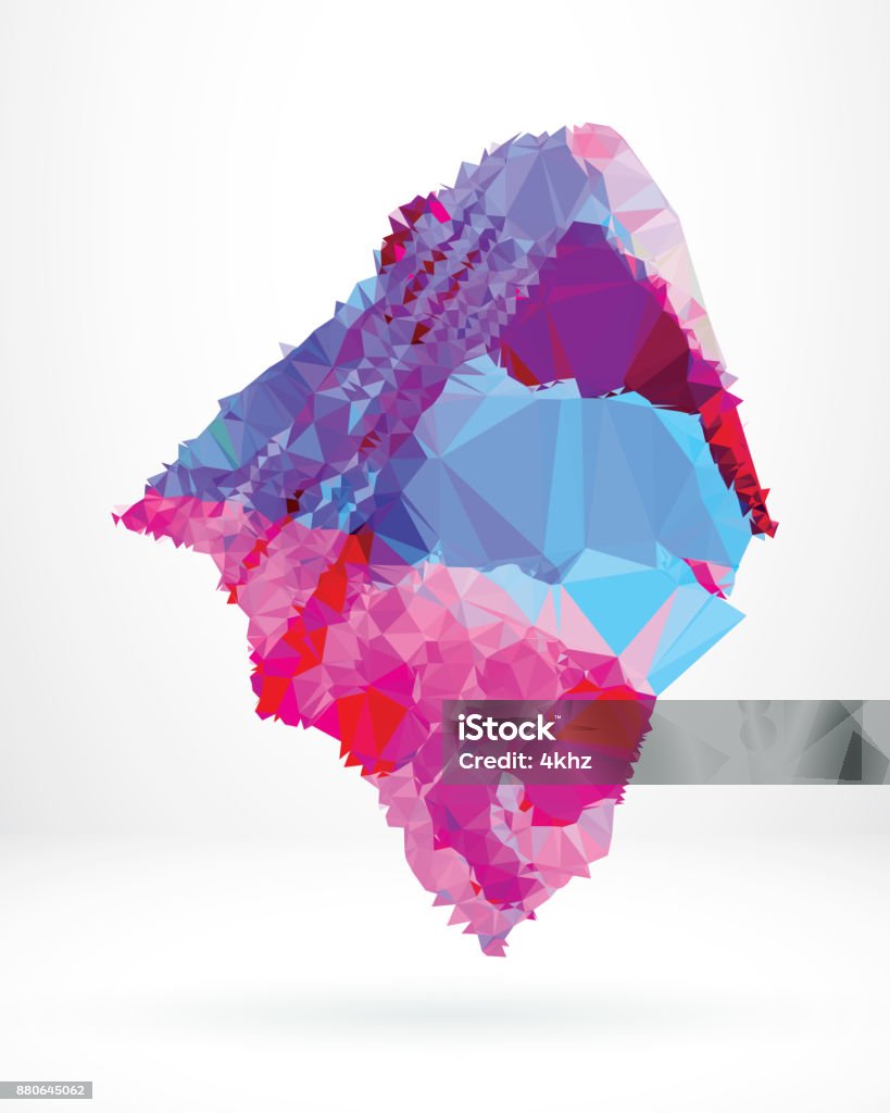 Float Shape Design Abstract Floating Shape Polygon Graphic Design Element Stock ...