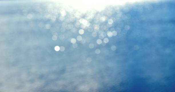 istock Blur surface of the water reflects light 880658732