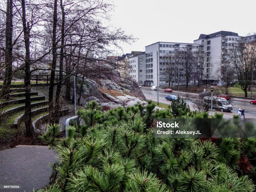 Helsinki, Finland, CIRCA, 2015,View of Helsinki City landscape, view of spring Helsinki Finland Stock Photo
