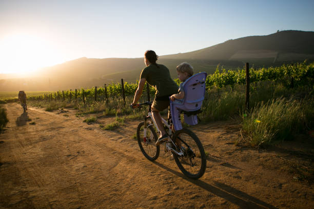 istock Sunset ride with the kids 880748182