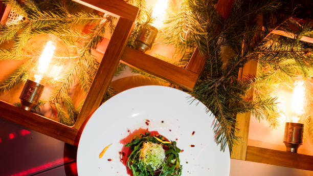 istock vegetarian festive meal new year menu 880763236