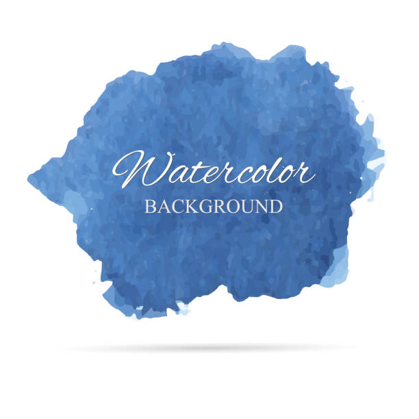 istock beautiful abstract watercolor art hand paint on white background,brush textures for logo.There is a place for text.Perfect stroke design for headline.luxury boutique Illustrations. 880766456