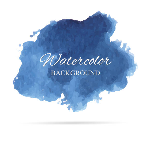 istock beautiful abstract watercolor art hand paint on white background,brush textures for logo.There is a place for text.Perfect stroke design for headline.luxury boutique Illustrations. 880766484