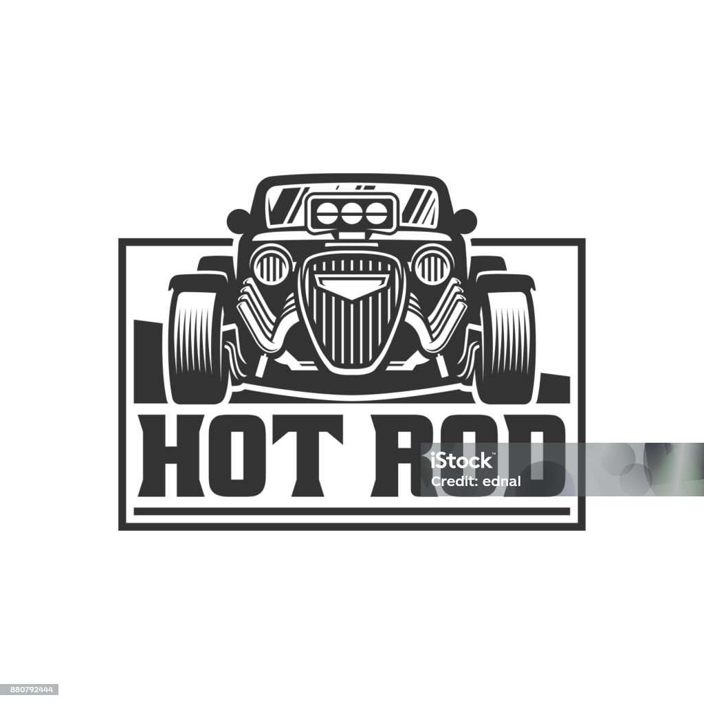 Hotrod Vector Hot Rod Car Hotrod Vector Emblem Vector Hot Rod Car Design Hotrod ...
