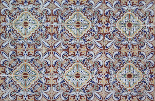 istock Front wall tiles in Andalusian Village 880792478
