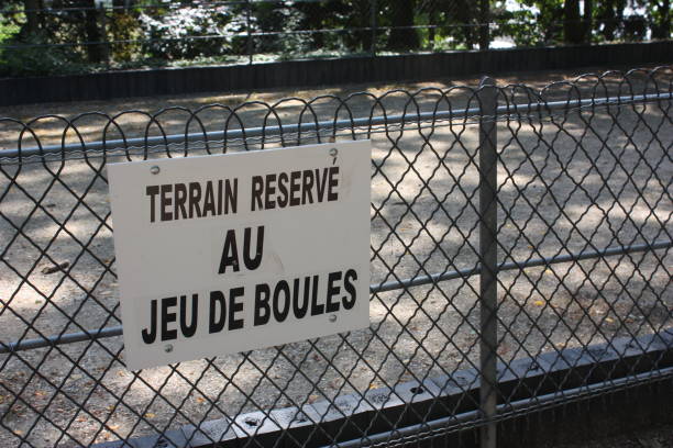 French bowls  play area