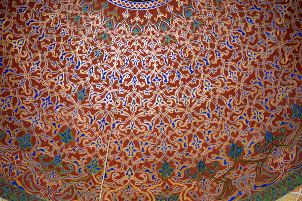 istock Floral art pattern example of Ottoman time 880795398