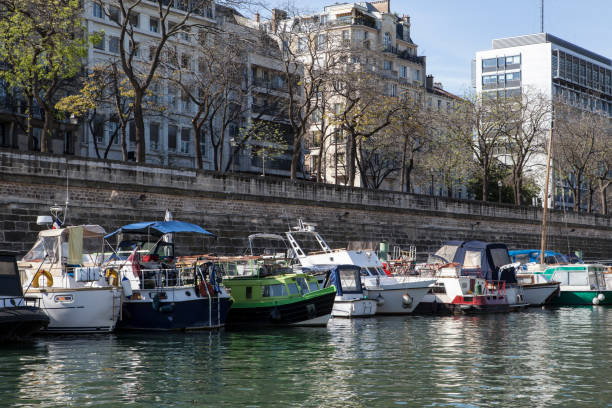 istock Boats on the Seine River - Paris 880801186