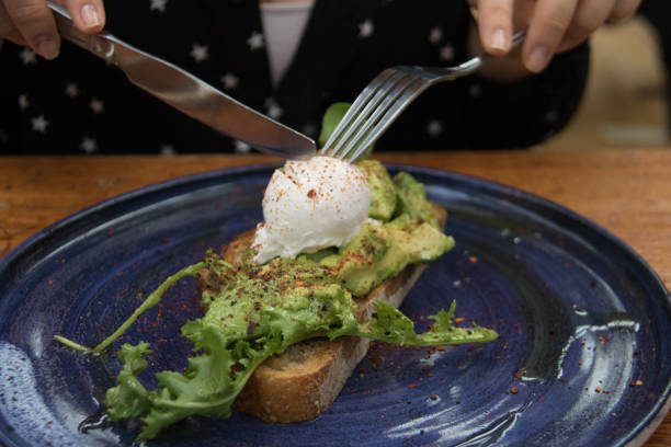 istock poached egg and avocados on sourdough 880801280