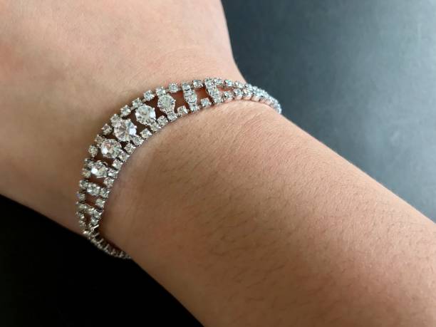 istock Crystal bracelet jewelry 880810502