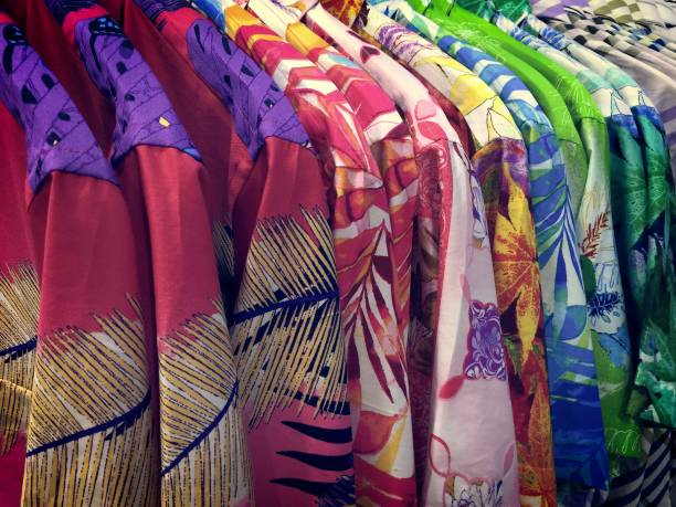 istock Colorful Hanging Colorful Boutique Shirts 880841946