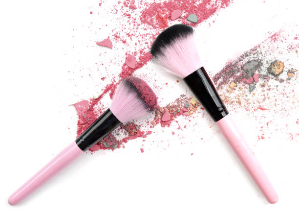 istock Mixed color crushed make up powder. Make up blush. 880842340
