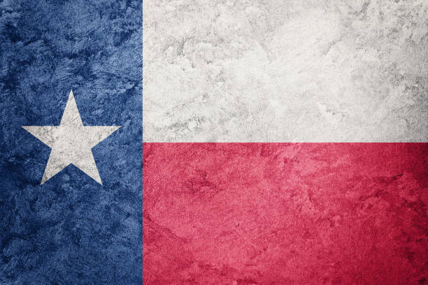 istock Grunge Texas state flag. Texas flag background grunge texture. 880855170