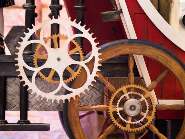 istock Close up: Wheel of car/trolley 880879660