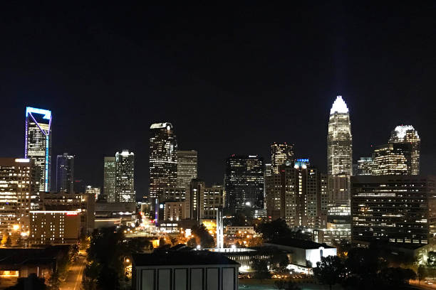 istock Charlotte NC Skyline Nightlife 880880460