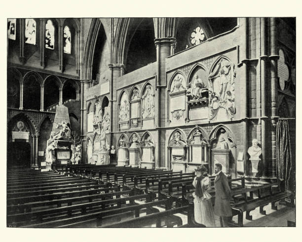 istock Poets Corner,  Westminster Abbey, 19th Century 880883814