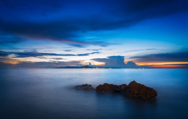 Amazing sunset form thailand beach
