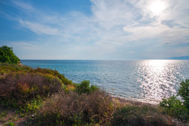 Beautiful costline at the sea