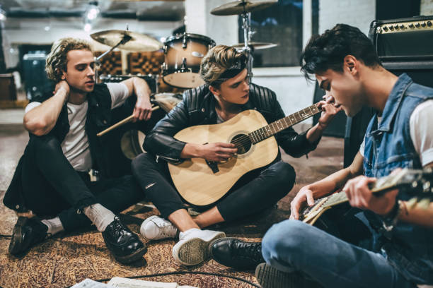 istock Repetition of rock music band. 880905362