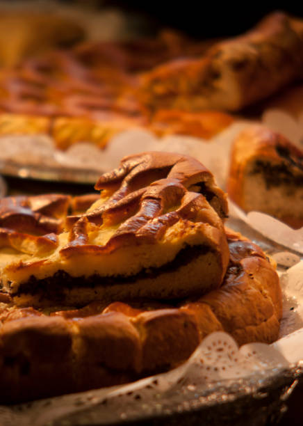 istock Slice of a poppy pie 880914884