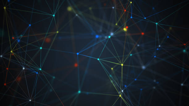 istock Abstract polygonal space low poly dark background with connecting dots and lines. Connection structure. 880937032