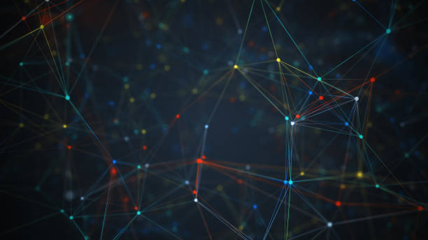 istock Abstract polygonal space low poly dark background with connecting dots and lines. Connection structure. 880937050