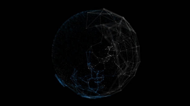 istock Abstract polygonal space low poly dark background with connecting dots and lines. Connection structure. 880937060