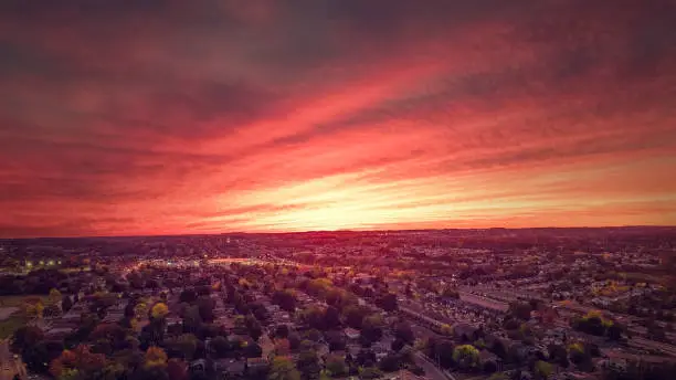 Kitchener sunset landscape