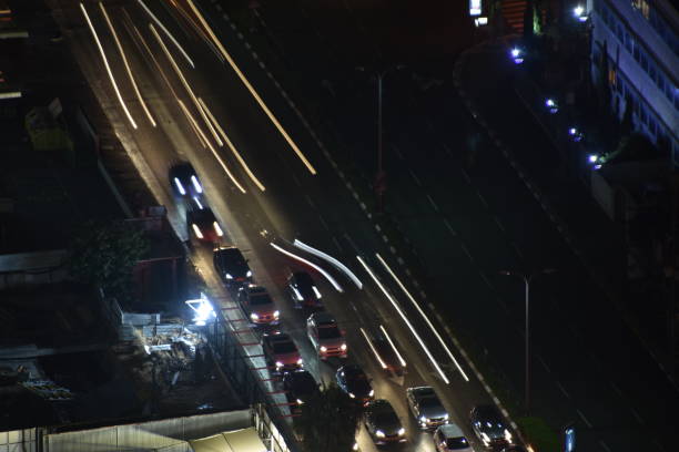 istock Vehicles at night Tel Aviv, Israel 880940008