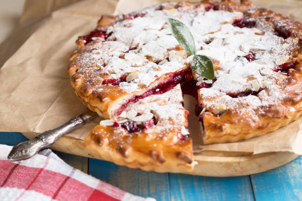 istock Delicious homemade cherry pie 880940248