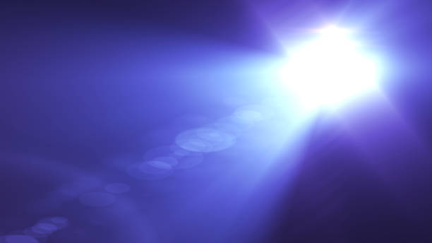 istock Digital lens Flare Light , light leaks , Abstract overlays background. 880944120