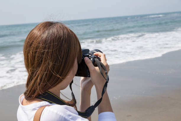 istock A beautiful woman sightseeing in Kamakura 880947532