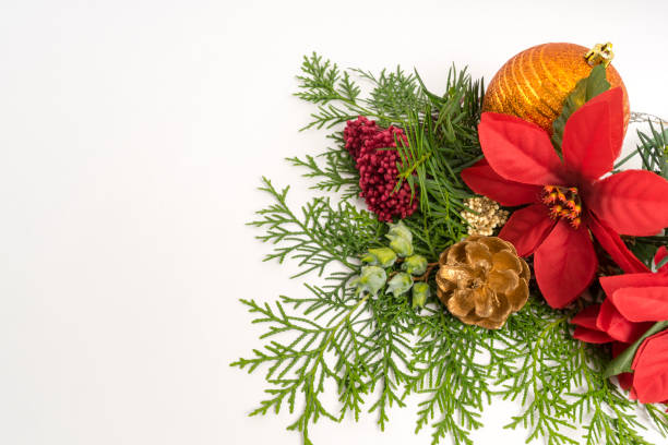 istock decorated christmas on white background 880950066