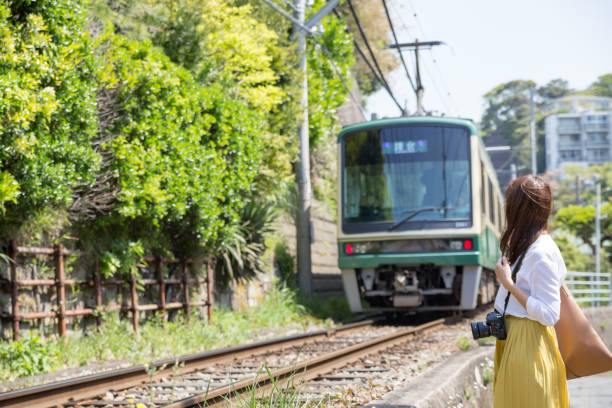 istock A beautiful woman sightseeing in Kamakura 880950114