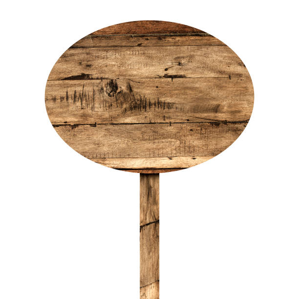 istock Wooden sign isolated on white background with clipping path. 880950330