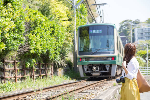 istock A beautiful woman sightseeing in Kamakura 880956698