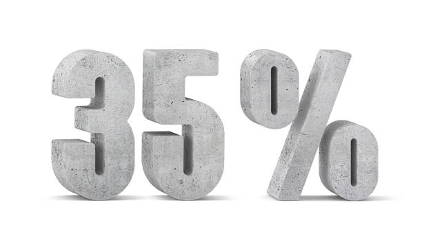 istock 35 percent discount. Concrete numbers. 880966706