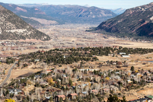 istock Community of Durango, Colorado in the Animas river valley 880969358