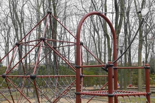 istock Modern children playground in park 880976110
