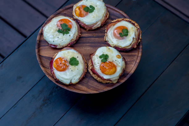istock Close up Homemade Croque Madame Thai Styled . (selective Focus) 880976502