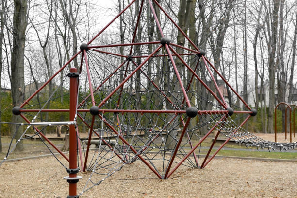 istock Modern children playground in park 880976716